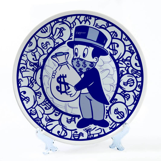 HUNGRY RICH BOY PLATE SET