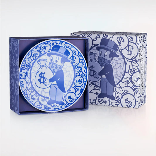HUNGRY RICH BOY PLATE SET