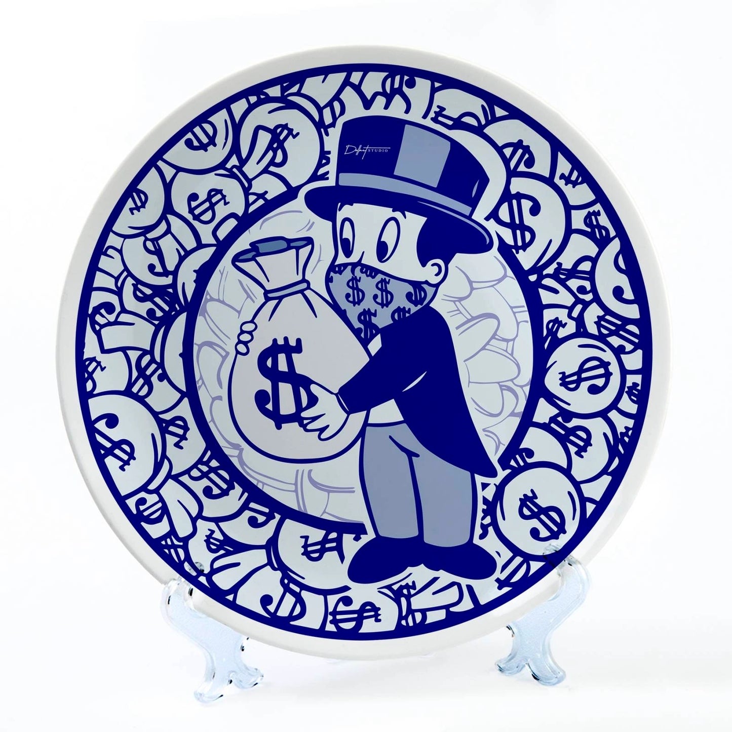 HUNGRY RICH BOY PLATE SET