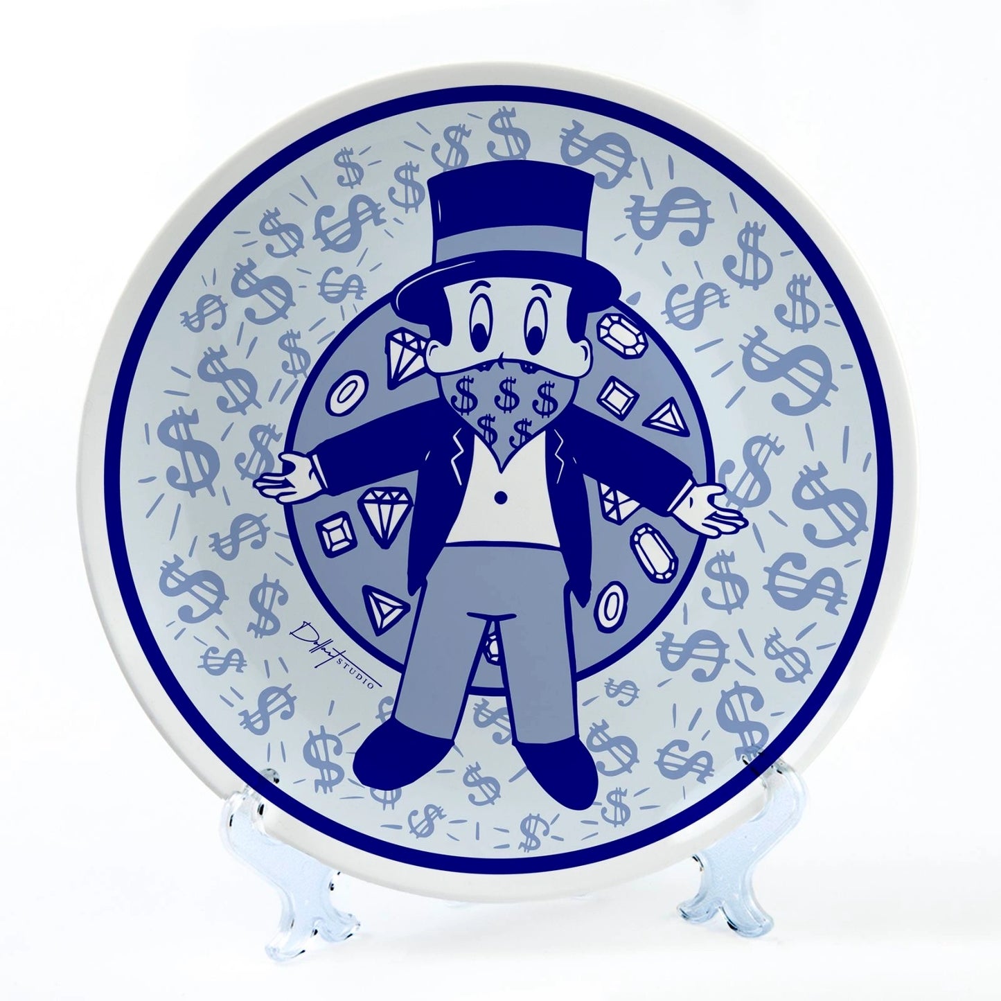 HUNGRY RICH BOY PLATE SET