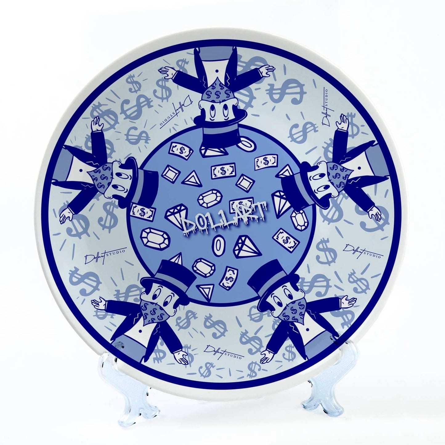 HUNGRY RICH BOY PLATE SET