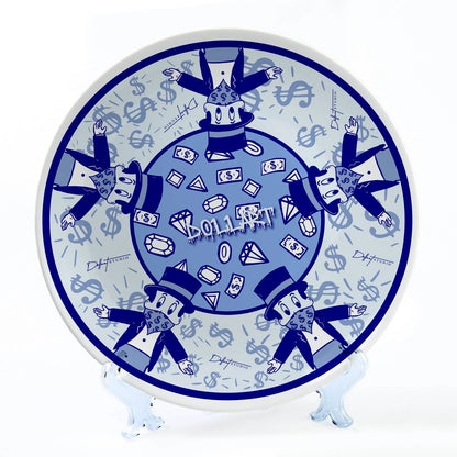HUNGRY RICH BOY PLATE SET