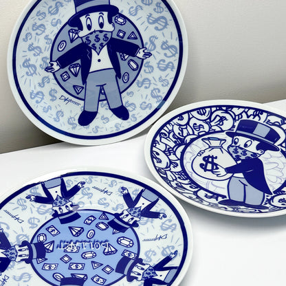 HUNGRY RICH BOY PLATE SET