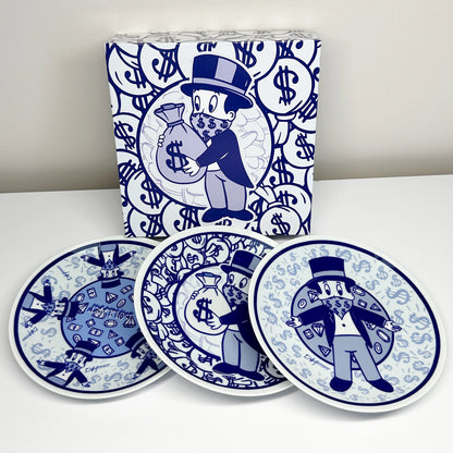 HUNGRY RICH BOY PLATE SET