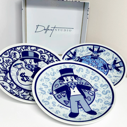 HUNGRY RICH BOY PLATE SET