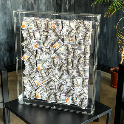 ACRYLIC MONEY BOX WALL ART