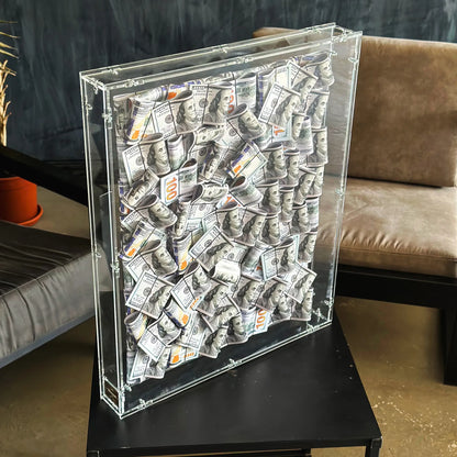 ACRYLIC MONEY BOX WALL ART