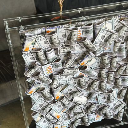 ACRYLIC MONEY BOX WALL ART