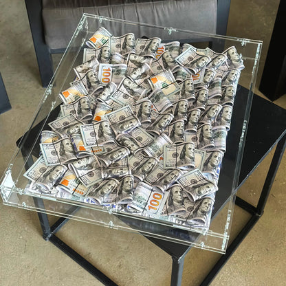 ACRYLIC MONEY BOX WALL ART