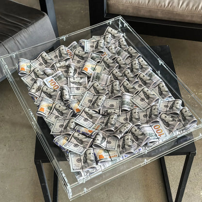 ACRYLIC MONEY BOX WALL ART