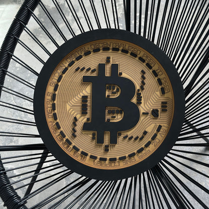 BITCOIN LED SIGN WALL ART