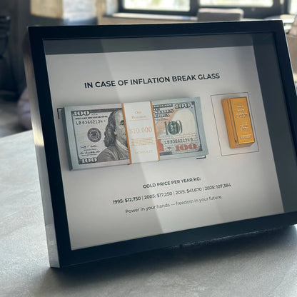 IN CASE OF INFLATION BREAK GLASS