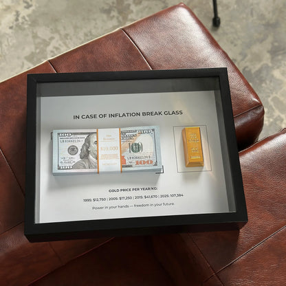 IN CASE OF INFLATION BREAK GLASS
