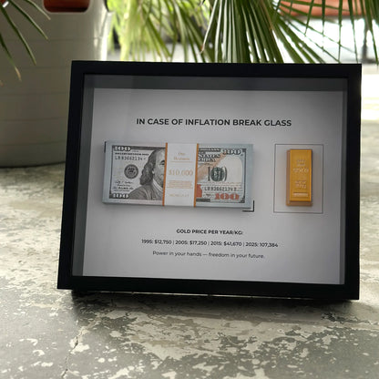 IN CASE OF INFLATION BREAK GLASS