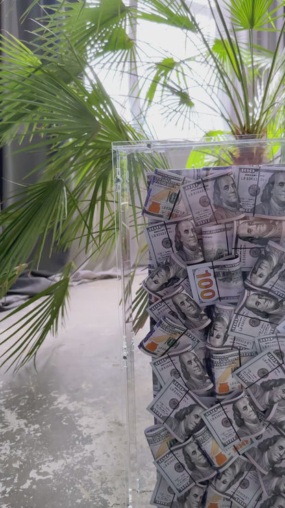 ACRYLIC MONEY BOX WALL ART