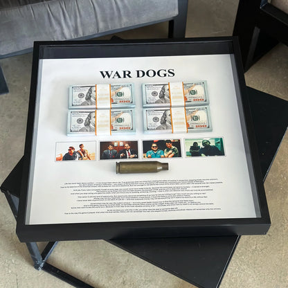 WAR DOGS MONEY WALL ART