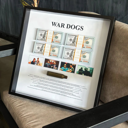 WAR DOGS MONEY WALL ART